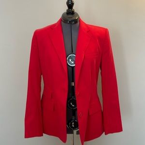 Lauren Ralph Lauren front pocket blazer, red